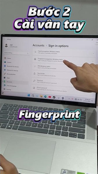 Cách cài vân tay Windows nhanh nhất 2024 !