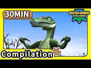 GOGODINO EXPLORERS【36-38】| Compilation | Dinosaur | Kids Cartoon | Toys | Animals Videos | Season 4