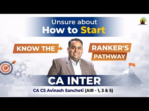 CA Inter | Let's be aware series | #Video 1 - CA Inter Journey