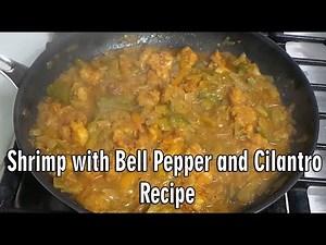 Shrimp with Bell Pepper and Cilantro Recipe
