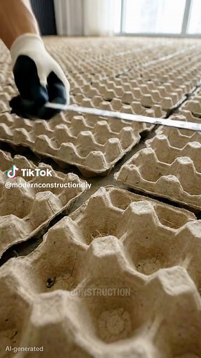 Transform Egg Cartons into Luxury Epoxy Flooring