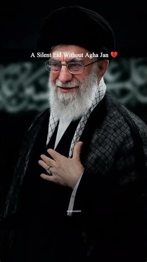 A silent Eid without agha jaan 💔