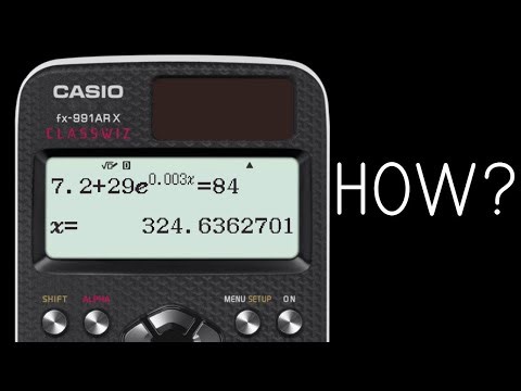 How does a calculator find exponentials?