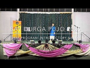 BAV Durga Pujo 2025 Cultural Program | Introductory Narration
