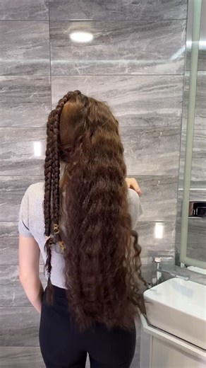 Shiny Locks on Instagram: "Heatless beach waves "
