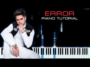 JD Pantoja - ERROR | Piano Cover Instrumental