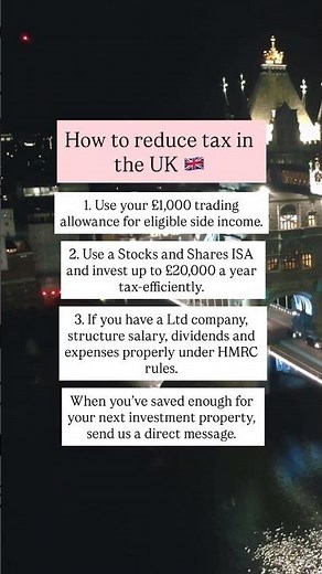 How to reduce tax in the UK #propertyinvestmentstrategy #propertyinvestmentuk #longterminvesting