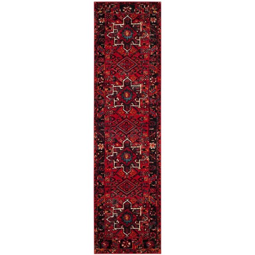 Check The Home Depot's Q&A Before Buying: SAFAVIEH Vintage Hamadan 2 ft. x 12 ft.Red/Multi Oriental Runner Rug