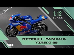 Red bull YAMAHA YZR500 99 - 1:12 Scale - Scale modeling - Tamiya.
