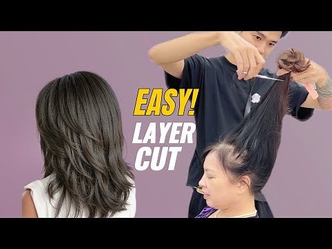 How to Cut The Perfect Layers Cut | The Secret to Haircut Layers Faster | Tutorial Step-by-Step