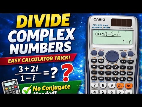 HOW TO SOLVE COMPLEX NUMBERS USING CALCULATOR TRICKS #hacktrick #complexnumbers