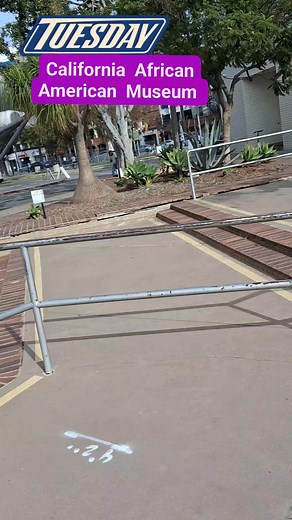 At California African American Museum with angkol | June Mary