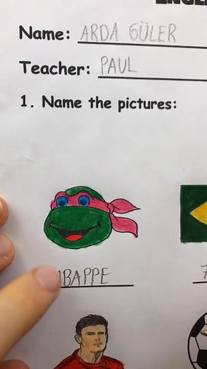 Correcting ARDA GÜLER 😡#school #asmr #professor #teacher #test #correction | Alex Bruce