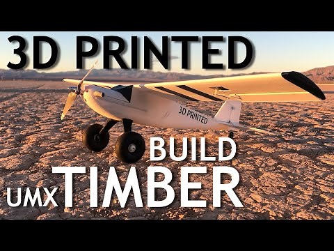 First 3D Printed UMX Turbo Timber - RC Airplane