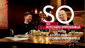 Endlich wieder neue Folgen Kitchen Impossible! Und dann auch noch mit so einer großartigen Köchin und ganz besonderen Kontrahentin: Monika Fuchs tritt am Sonntag gegen Tim Mälzer an. 💪💪 Die brandneue Folge zeigen wir am 12. Dezember um 20:15 Uhr! | VOX
