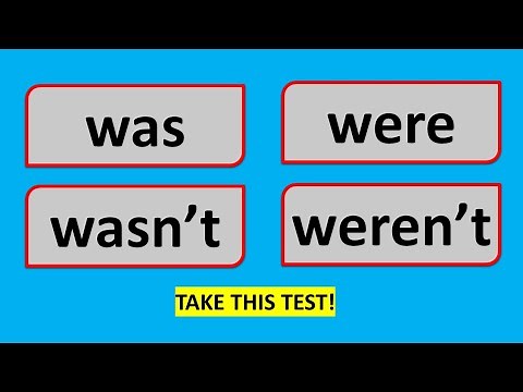 Verb to be: Was / Were / Wasn't / Weren't | Past Simple | Basic English Grammar | NS