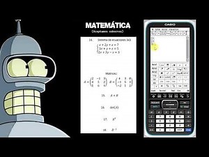 22 cosas que se pueden hacer en una Casio Classpad 2 | Menú algebraico
