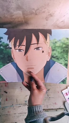 How to Draw Double Face Kawaki from Boruto Manga