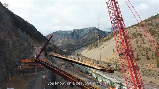 🗳️ Vote for your Mammoet Moment of 2025! 🗳️ Number five: Highway 1 in British Columbia. Our local Mammoet team played a key role in transporting and installing 102t girders over Highway 1 in the Thompson River Valley. The project with the most engagements on January 5th will be declared our winner! #Mammoet #Bestof2025 #Civil | Mammoet