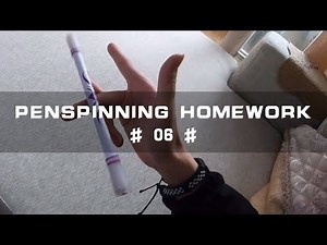 Penspinning Homework 06 Linkage Slowmotion Tutorial 转笔作业连招慢放教学 第六期
