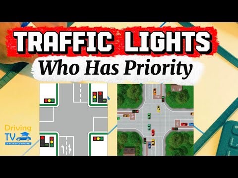 Traffic Lights - Who Has Priority Fully Explained | How To Respond On Traffic Lights Explained