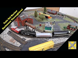 Review Unboxing Bachmann Thoroughbred HO Scale Train Set Testing on Vintage Atlas Layout