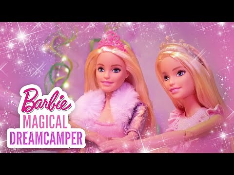 ‪@Barbie‬ | SING ALONG! BARBIE TEACHES 👑 PRINCESS AMELIA HOW TO DANCE 🎶✨ | Barbie Magical DreamCamper