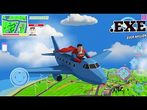 Superman Flying Aircraft | Dude Theft Wars Funny Moments 😂😂