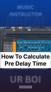 How To Calculate Pre Delay Time 💎 . . . . . . . #MusicProduction #AudioEngineering #ReverbTips #HomeStudio #ProducersLife #rap #SoundDesign #MixingTricks #MusicProducers #mixingengineer #protools #musicstudio #singer #hiphop #usarappers #mixingtips #beatmaker #mixing #flstudio #delay #sound #sounddesigner #producermemes #logicprox #mixingandmastering | UrBoi Muzic