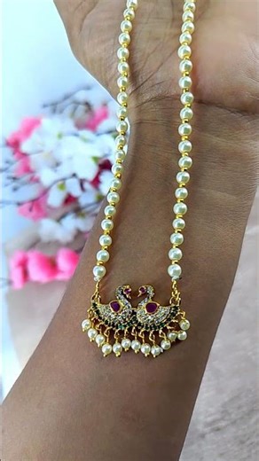 New Lovely Pearl Chain Designs for Women | AYIRP Jewellery Latest Collection