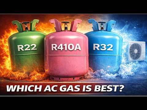 R22 vs R410A vs R32 Refrigerant Explained | Which AC Gas Is Best in 2026?