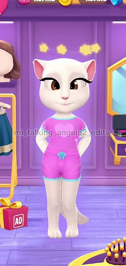 Adventures with Talking Angela: Outfit Changes and Fun
