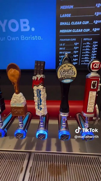 QT Gas stations know what’s up 😱😱 If it wasn’t midnight I would have fully taken advantage of this coffee bar! ☕️🫶🏼 • • • • • • #quicktrip #coffeebar #tiktok #fyp #missouri