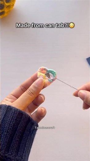 DIY can tab necklace 🙀💗|Cute colourful crafts🏳️‍🌈#diycrafts #viralvideo #shorts #fyp #recycling