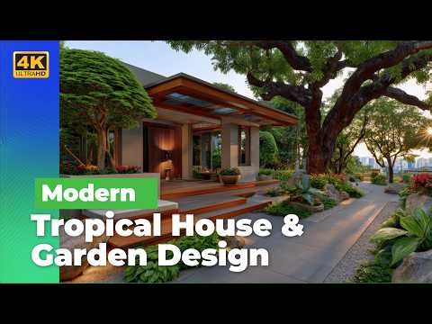 Modern Tropical House & Garden Design Ideas | Stunning Outdoor Inspirations for 2026 🌴✨