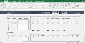 Feasibility Study Excel Template for Trade Startups