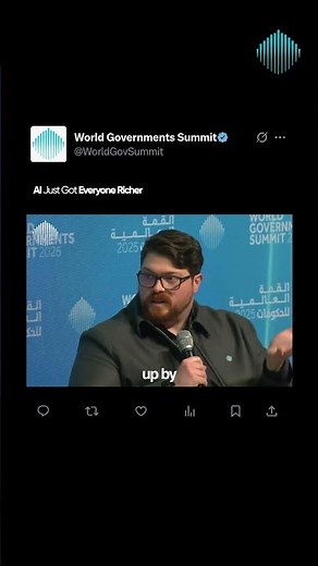 AI Could Make Everyone Richer | Guillaume Verdon - World Governments Summit