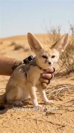 Fennec Fox POV: Underground Burrow Life | Micro-Cam 😯🙀 #shorts