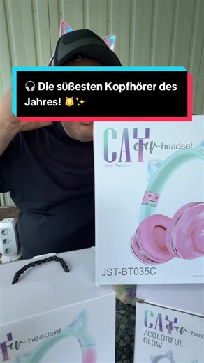 🐱🎧 Musik hören mit Stil! Die kabellosen Kopfhörer mit süßem Katzenohren-Design verbinden starken Sound, integriertes Mikrofon und auffälligen Look in einem. Perfekt für Musik, Gaming, Videos und Anrufe. Jetzt sichern, bevor sie vergriffen sind! ✨ #kopfhörer #katzenohren #gaming #gadgets #tiktokmademebuyit