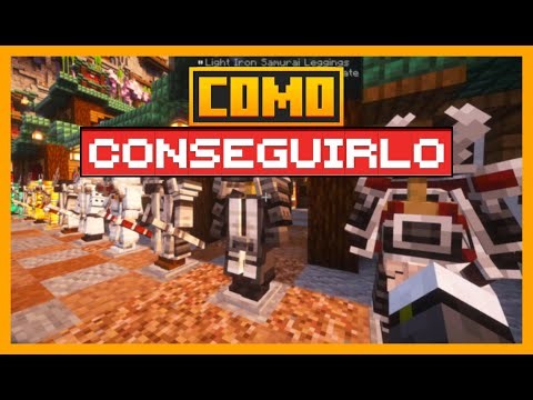 THE BEST ARMOR FROM THE SAMURAI DYNASTY MOD FOR MINECRAFT