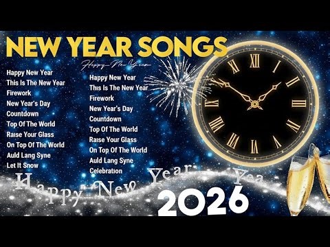 🎇 New Year Countdown 2026 Fireworks 🎆 Happy New Year Songs 2026 ✨ NEW SONGS 2026 #3