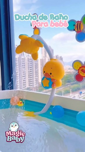 Ducha para Bañera🐣 Ahora el tiempo de baño será más divertido para tu bebé y más fácil para ti. Esta hermosa ducha de bebé portátil de batería compacta con un flujo suave hará de la hora del baño un momento maravilloso 💦 El baño de tu bebé es un momento perfecto realizar La experiencias multisensoriales las cuales son esenciales para la formación del cerebro de tu bebé. Los juguetes para baño Promueven las habilidades de enfoque visual a través del contraste y el movimiento. 💦 Promueve la coo
