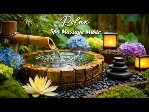 🌿 Spa Music with Gentle Water Sounds | Relaxing Healing Music for Deep Sleep & Stress Relief