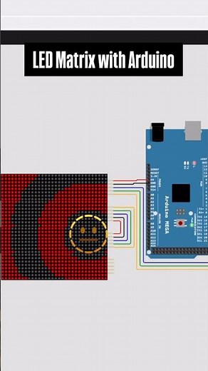 Matrix LED display #arduino