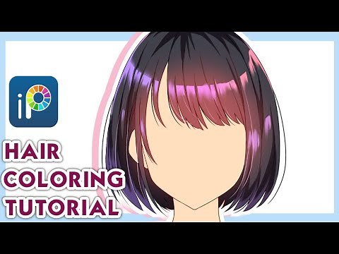【Ibis Paint】Hair Coloring Tutorial | Ibis Paint X Tutorial