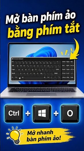 How to turn on the on-screen keyboard on a laptop #shorts #trending #viral