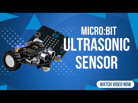 Tutor bikin robot Ultrasonic sensor memakai Tinybit dan Microbit