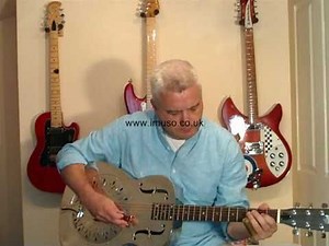 Review of the Recording King RM-998-1D Bell Brass Diamond Cut Resonator Guitar for www.imuso.co.uk