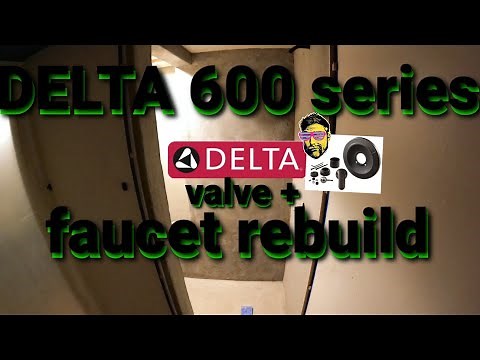 DELTA SHOWER VALVE REBUILD KIT | "HOW-TO" | 600 SERIES