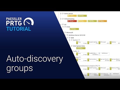 PRTG Tutorial - How to Use Auto-Discovery Groups